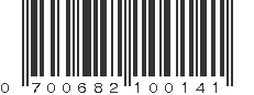 UPC 700682100141