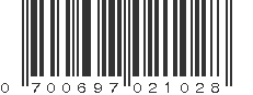 UPC 700697021028