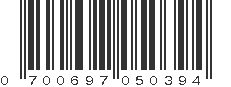 UPC 700697050394