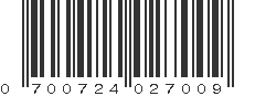 UPC 700724027009