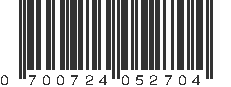 UPC 700724052704