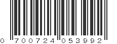 UPC 700724053992