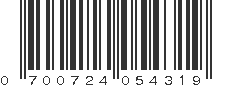 UPC 700724054319