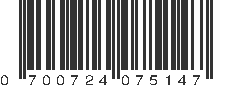 UPC 700724075147