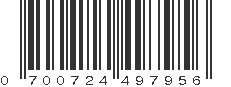 UPC 700724497956