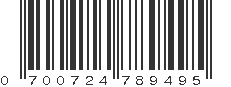 UPC 700724789495