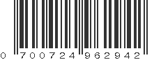 UPC 700724962942