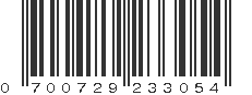 UPC 700729233054