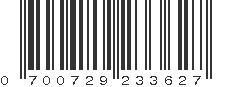 UPC 700729233627