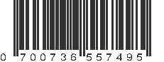 UPC 700736557495