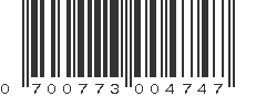 UPC 700773004747