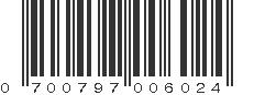 UPC 700797006024