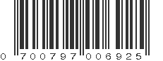 UPC 700797006925