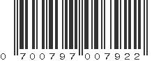 UPC 700797007922