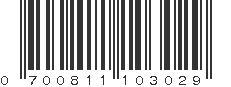 UPC 700811103029