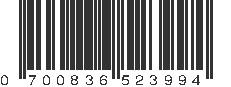 UPC 700836523994