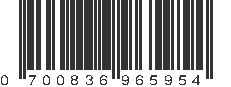 UPC 700836965954