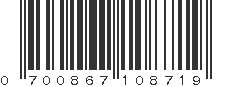 UPC 700867108719