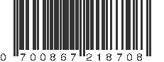 UPC 700867218708