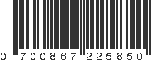 UPC 700867225850