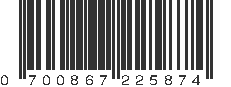 UPC 700867225874