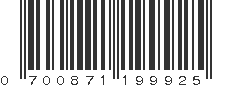 UPC 700871199925