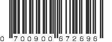 UPC 700900672696