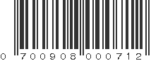 UPC 700908000712