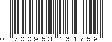 UPC 700953164759