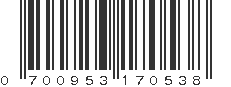 UPC 700953170538