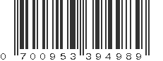 UPC 700953394989