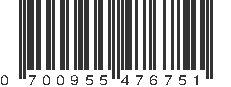 UPC 700955476751