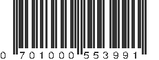 UPC 701000553991