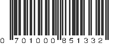 UPC 701000851332