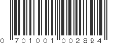 UPC 701001002894