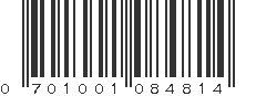 UPC 701001084814