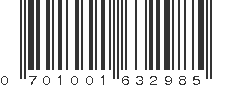 UPC 701001632985