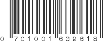 UPC 701001639618