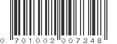 UPC 701002007348