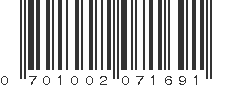 UPC 701002071691