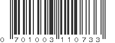 UPC 701003110733