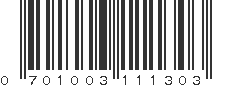 UPC 701003111303