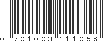 UPC 701003111358