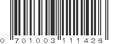 UPC 701003111426