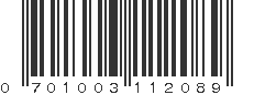 UPC 701003112089