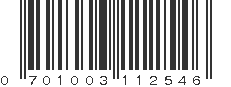 UPC 701003112546