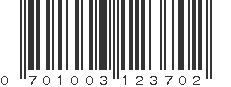 UPC 701003123702