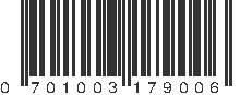 UPC 701003179006