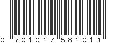 UPC 701017581314