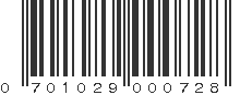 UPC 701029000728